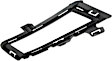 Front, Passenger Side Fog Light Trim, Textured Black, without Chrome Molding