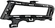 Front, Passenger Side Fog Light Trim, Textured Black, without Chrome Molding