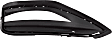 Driver Side Fog Light Trim, Textured Black