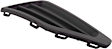 Front, Passenger Side Fog Light Cover, Black