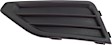 Front, Driver Side Fog Light Cover, Black