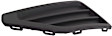 Front, Driver Side Fog Light Cover, Black