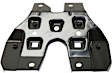 Radiator Support Center, Hood Latch Support, With Collision Warning, Sedan, CAPA Certified