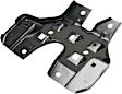 Radiator Support Center, Hood Latch Support, With Collision Warning, Sedan, CAPA Certified