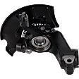 Front, Driver Side Steering Knuckle, With Bearing, With Dust Shield