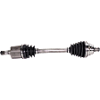 2013 Volkswagen Passat SE - Front, Driver Side Axle Assembly, New, 2.5L 5Cyl Automatic, Transaxle