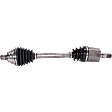 2013 Volkswagen Passat SE - Front, Driver Side Axle Assembly, New, 2.5L 5Cyl Automatic, Transaxle