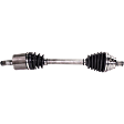 2013 Volkswagen Passat SE - Front, Driver Side Axle Assembly, New, 2.5L 5Cyl Automatic, Transaxle
