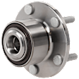 Front, Driver or Passenger Side Wheel Hub, With Bearing, 5 x 4.27 in. Bolt Pattern