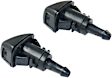 Driver and Passenger Side Windshield Washer Nozzles