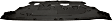 Front Engine Splash Shield, 4 Cyl., 2.0L Engine