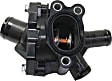 Thermostat Housing - Direct Fit, Sold individually, Gas, Includes Sensor and Gasket