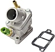 Thermostat Housing - Direct Fit, Assembly, Gas, Includes Sensor and Gasket