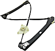 Front, Driver Side Power Window Regulator, Without Motor