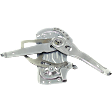 Front, Driver Side Power Window Regulator, Without Motor