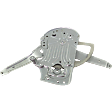Front, Driver Side Power Window Regulator, Without Motor