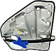 Rear, Passenger Side Power Window Regulator, Without Motor