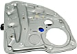 Rear, Passenger Side Power Window Regulator, Without Motor