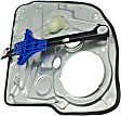 2004 Volkswagen Jetta - Rear, Driver Side Power Window Regulator, Without Motor