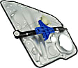 2004 Volkswagen Jetta - Rear, Driver Side Power Window Regulator, Without Motor
