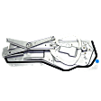 Rear, Passenger Side Power Window Regulator, With Motor