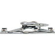 2012 Volvo XC70 - Rear, Passenger Side Power Window Regulator, Without Motor