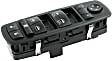 Front, Driver Side Window Switch, Black, For Models With Power-Operated Sliding Doors (GX1)