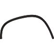 Rear, Passenger Side Fender Flares, Textured Black, For Models without R-Line Package