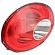 Driver Side Tail Light, with Bulb, Halogen, Clear and Red Lens