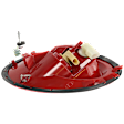 Driver Side Tail Light, with Bulb, Halogen, Clear and Red Lens