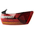 Passenger Side Tail Light, with Bulb, Halogen/LED, Amber and Red Lens