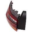 Driver Side Tail Light, with Bulb, Halogen/LED, Amber and Red Lens