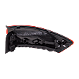Driver Side Tail Light, with Bulb, Halogen/LED, Amber and Red Lens