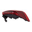 Driver Side Tail Light, with Bulb, Halogen/LED, Amber and Red Lens
