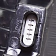 Driver Side, Outer Tail Light, with Bulb, LED, Clear and Red Lens