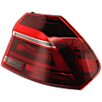 Passenger Side, Outer LED Tail Light, With bulb(s), OE Replacement