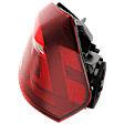 Passenger Side, Outer LED Tail Light, With bulb(s), OE Replacement