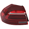 Driver Side, Outer LED Tail Light, With bulb(s), OE Replacement