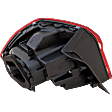 2016 Volkswagen Passat R-Line - Passenger Side, Outer LED Tail Light, With bulb(s), Mounts on Body, Clear Red Lens
