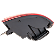 2016 Volkswagen Passat R-Line - Passenger Side, Outer LED Tail Light, With bulb(s), Mounts on Body, Clear Red Lens