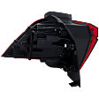 Passenger Side, Outer Tail Light, with Bulb, LED, Mounts On Body, 4 Cyl., 2.0L Engine