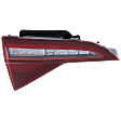 Driver Side, Inner LED Tail Light, With bulb(s), OE Replacement