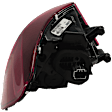 Passenger Side, Outer Tail Light, with Bulb, LED, Mounts On Body