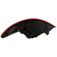 2015 Volkswagen CC R-Line - Driver Side, Outer LED Tail Light, With bulb(s), Mounts on Body, OE Replacement