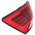 Driver Side, Outer LED Tail Light, With bulb(s), Clear & Red Lens