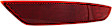 Rear, Passenger Side Bumper Reflector