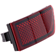 Rear, Driver Side Bumper Reflector