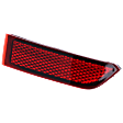 Rear, Driver Side Bumper Reflector