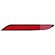 Rear, Driver Side Bumper Reflector, CAPA Certified