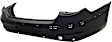Rear Primed Bumper Cover, With Parking Aid Sensor Holes, CAPA Certified